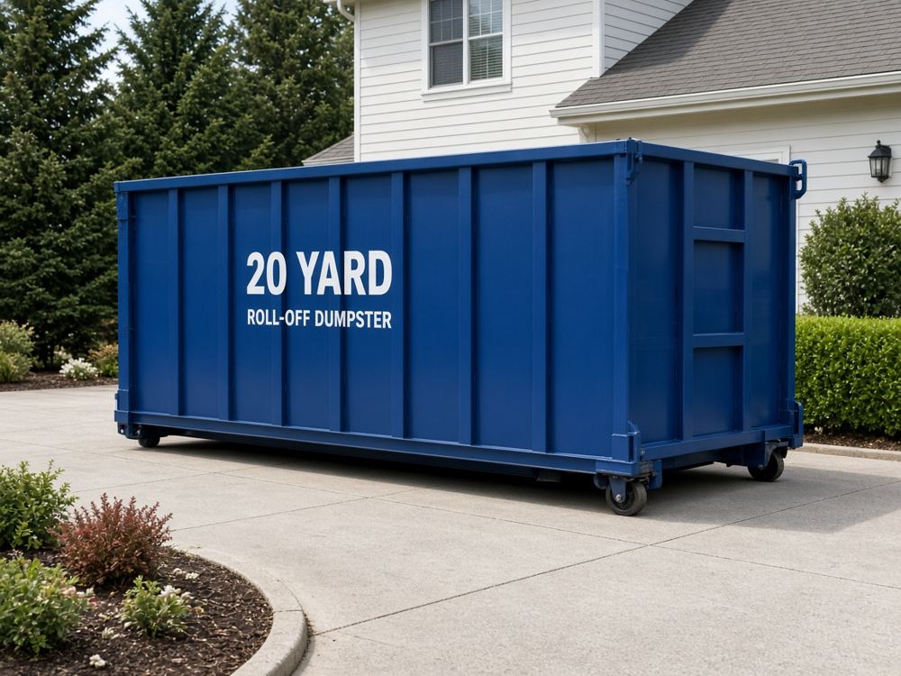 20 yard roll-off dumpster for rent in Fort Worth, TX